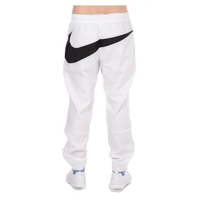 Nike NSW Swoosh Woven Pants (Weiß / Schwarz)