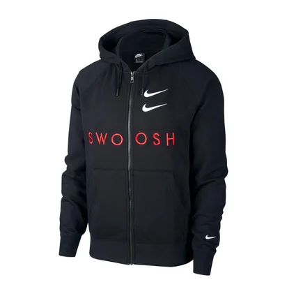 Nike Sportswear Swoosh Hoodie (Schwarz)