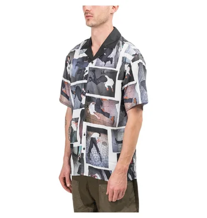 Pleasures High Fashion Button Down Shirt (Multi)