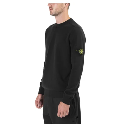 Stone Island Fleece Sweat Shirt (Schwarz)