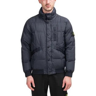 Stone Island Garment Dyed Nylon Down Jacket (Navy)