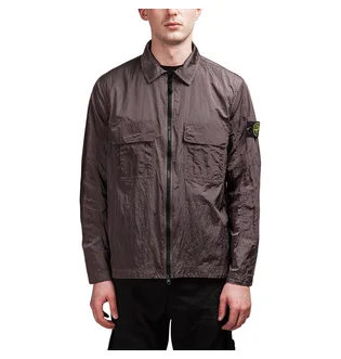 Stone Island Nylon Metal Ripstop Overshirt (Graubraun)