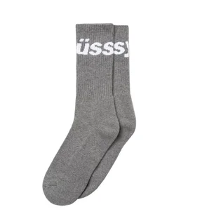 Stüssy Jacquard Logo Socks (Grau)
