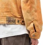 Stüssy Shearling Dyed Trucker Jacket (Orange / Braun)