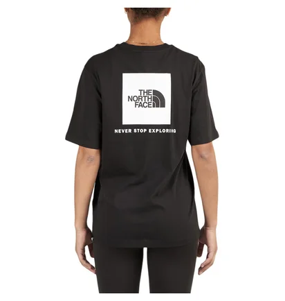 The North Face WMNS Relaxed Redbox Tee (Schwarz)