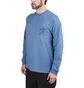 T.I.M.E. Peace Pocket Longsleeve Tee (Blau)