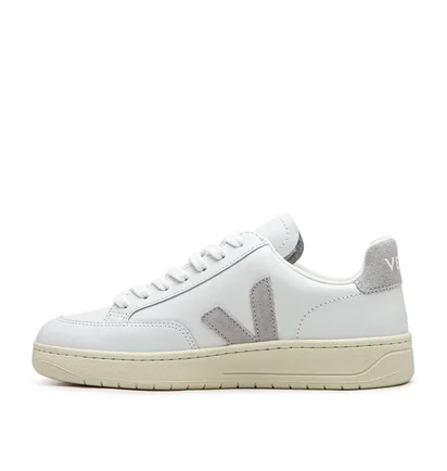 Veja WMNS V-12 Leather (Weiß / Grau)