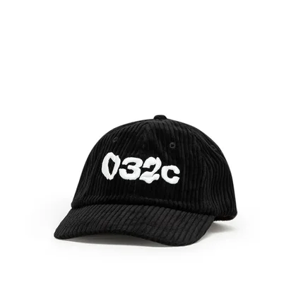 032c Glitch Logo Cap (Schwarz)