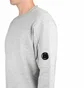 C.P. Company Diagonal Raised Fleece Crew Neck Lens Sweatshirt (Grau)
