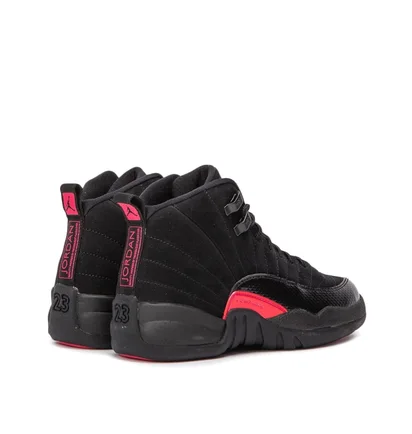 Air Jordan 12 Retro GS (Schwarz / Pink)