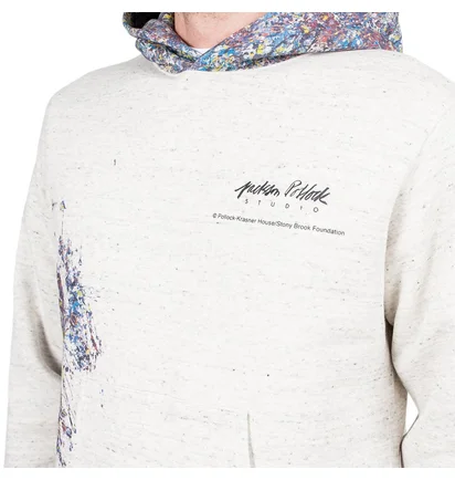 Medicom Adam Et Rope x Jackson Pollock Studio Splash Hoodie (Hellgrau)