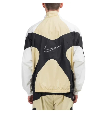Nike NSW Re-Issue Woven Jacket (Beige / Schwarz / Weiß)