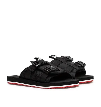 The North Face EQBC Slide (Schwarz / Rot)
