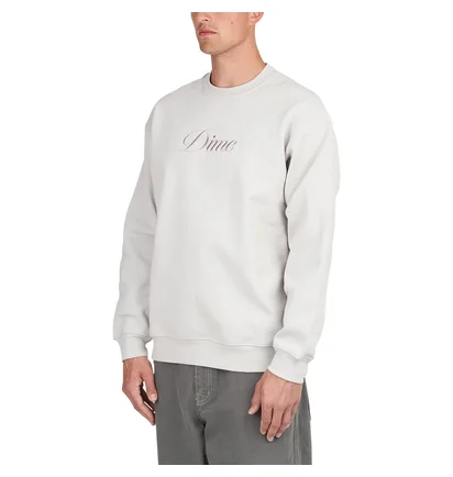 Dime Cursive Logo Crewneck (Grau)