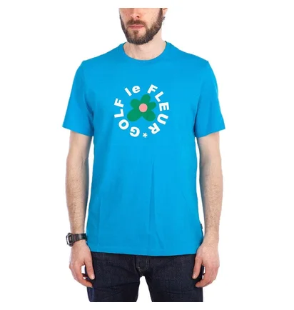 Converse x Golf Le Fleur T-Shirt (Hawaiian Ocean Blue)