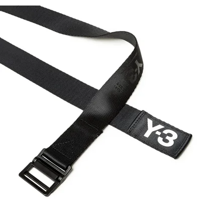 adidas Y-3 Classic Logo Belt (Schwarz)