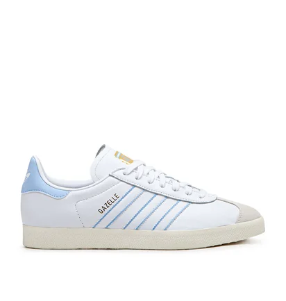 adidas Gazelle (Weiß / Hellblau)