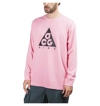 Nike ACG Logo Longsleeve (Pink / Schwarz)