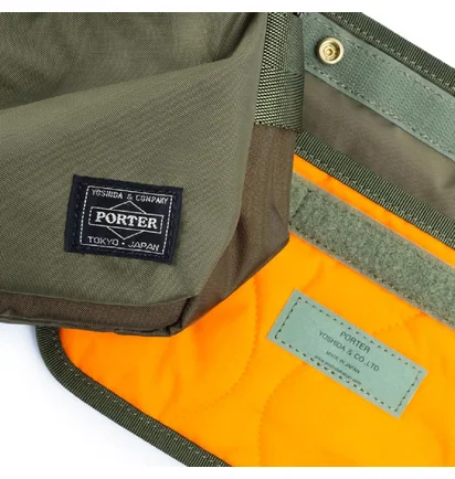 Porter by Yoshida Force Series Shoulder Bag (Olive)