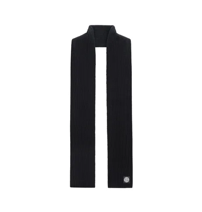 Stone Island Geelong Wool Scarf (Schwarz)