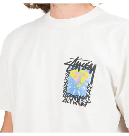 Stüssy Camellias Pig. Dyed T-Shirt (Weiß)