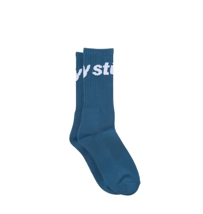 Stüssy Jacquard Logo Socks (Blau)