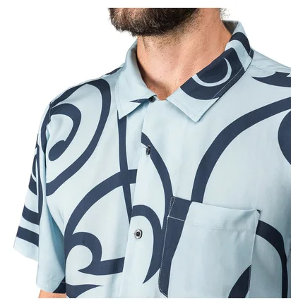 Stüssy Tribal Pattern Shirt (Blau)