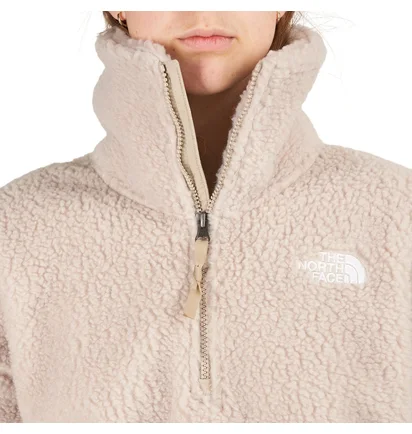The North Face Platte Sherpa 1/4 Zip (Creme)