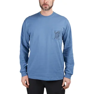 T.I.M.E. Peace Pocket Longsleeve Tee (Blau)