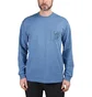 T.I.M.E. Peace Pocket Longsleeve Tee (Blau)