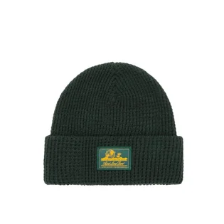 Aimé Leon Dore Waffle Knit Beanie (Dunkelgrün)