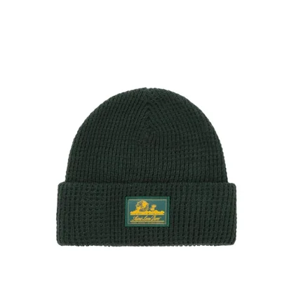 Aimé Leon Dore Waffle Knit Beanie (Dunkelgrün)