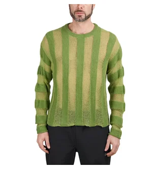 Brain Dead Fuzzy Threadbare Sweater (Grün)