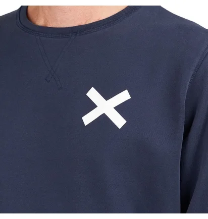 Edmmond Studios Cross NS Sweatshirt (Navy)