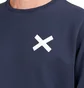 Edmmond Studios Cross NS Sweatshirt (Navy)