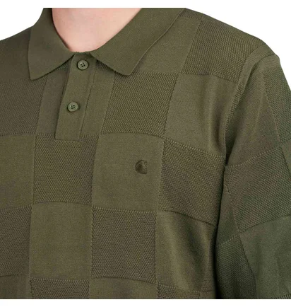 Carhartt WIP S/S Checker Polo (Grün)