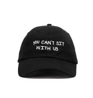 NASASEASONS Cap 'You Can't Sit With Us' (Schwarz / Weiß)