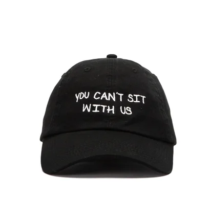 NASASEASONS Cap 'You Can't Sit With Us' (Schwarz / Weiß)
