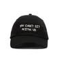 NASASEASONS Cap 'You Can't Sit With Us' (Schwarz / Weiß)
