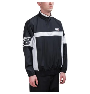 New Balance Athletics Windbreaker Pullover (Schwarz)