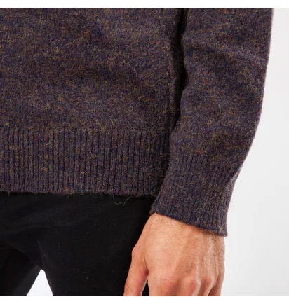 Stone Island Alpaca Crewneck (Blau meliert)