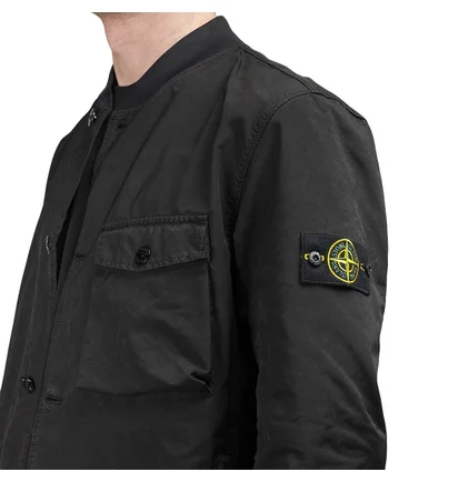 Stone Island David TC Bomber Jacket (Schwarz)