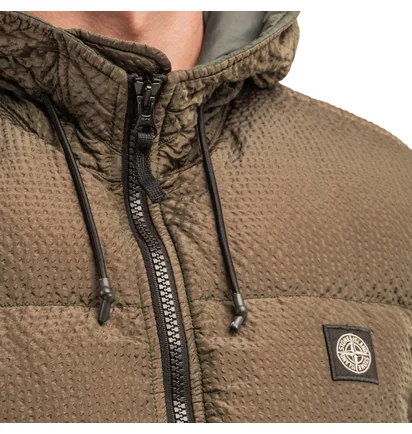 Stone Island Poly-Colour Frame Down-TC Jacket (Braun)