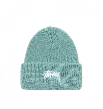 Stüssy Stock Cuff Beanie (Türkis)