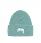 Stüssy Stock Cuff Beanie (Türkis)