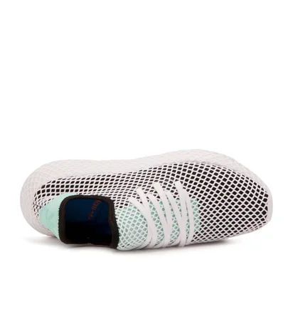 adidas Deerupt Runner (Schwarz / Weiß / Mint)