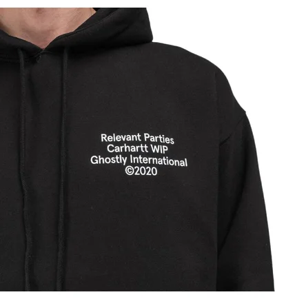 Carhartt WIP x Relevant Parties Ghostly Hoodie (Schwarz)