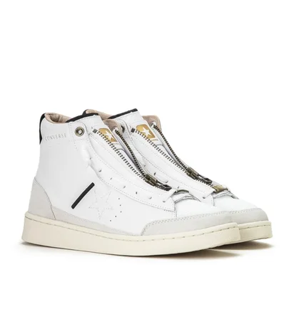 Converse x IBN Jasper Pro Leather Mid (Weiß)