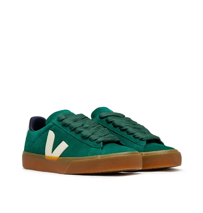 Veja WMNS Campo Suede (Grün / Beige)