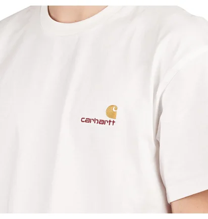 Carhartt WIP S/S American Script T-Shirt (Weiß)